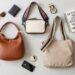 Woman wearing medium-sized everyday crossbody bag for daily errands